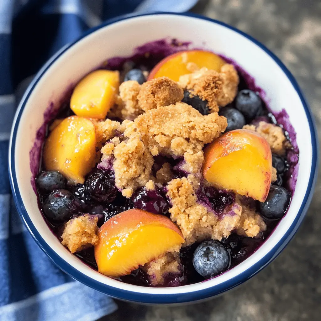 Warm up your kitchen with this delightful Crockpot Blueberry Peach Cobbler! Featuring sweet peaches and juicy blueberries, this easy recipe combines the fruity goodness with a soft, buttery topping. Perfect for family gatherings or cozy nights in, be sure to save this recipe for a delicious dessert that everyone will love!