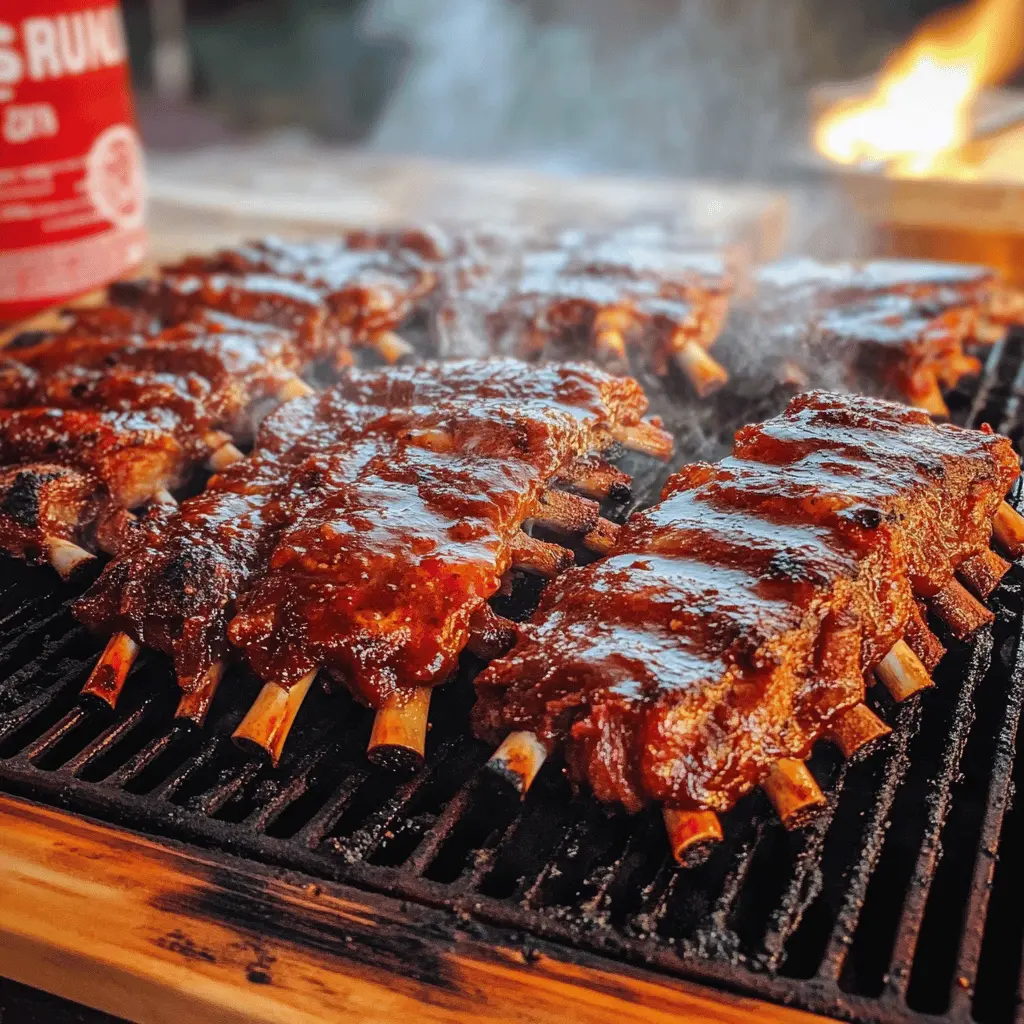 Get ready to impress at your next barbecue with these fall-off-the-bone ribs! Coated in a flavorful dry rub and finished with a tangy glaze, these ribs are perfect for summer gatherings or cozy family dinners. Save this recipe to make your next grilling occasion unforgettable! You won’t want to miss out on this delicious dish.