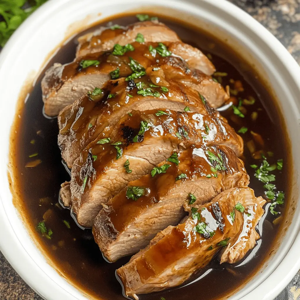 This glazed slow cooker pork tenderloin is a game-changer for quick and flavorful meals! With tender, juicy pork drizzled in a sweet and tangy glaze, it's perfect for busy weeknights or weekend gatherings. Serve it with rice or veggies for a complete dish. Be sure to save this recipe to impress your family and friends at dinner!