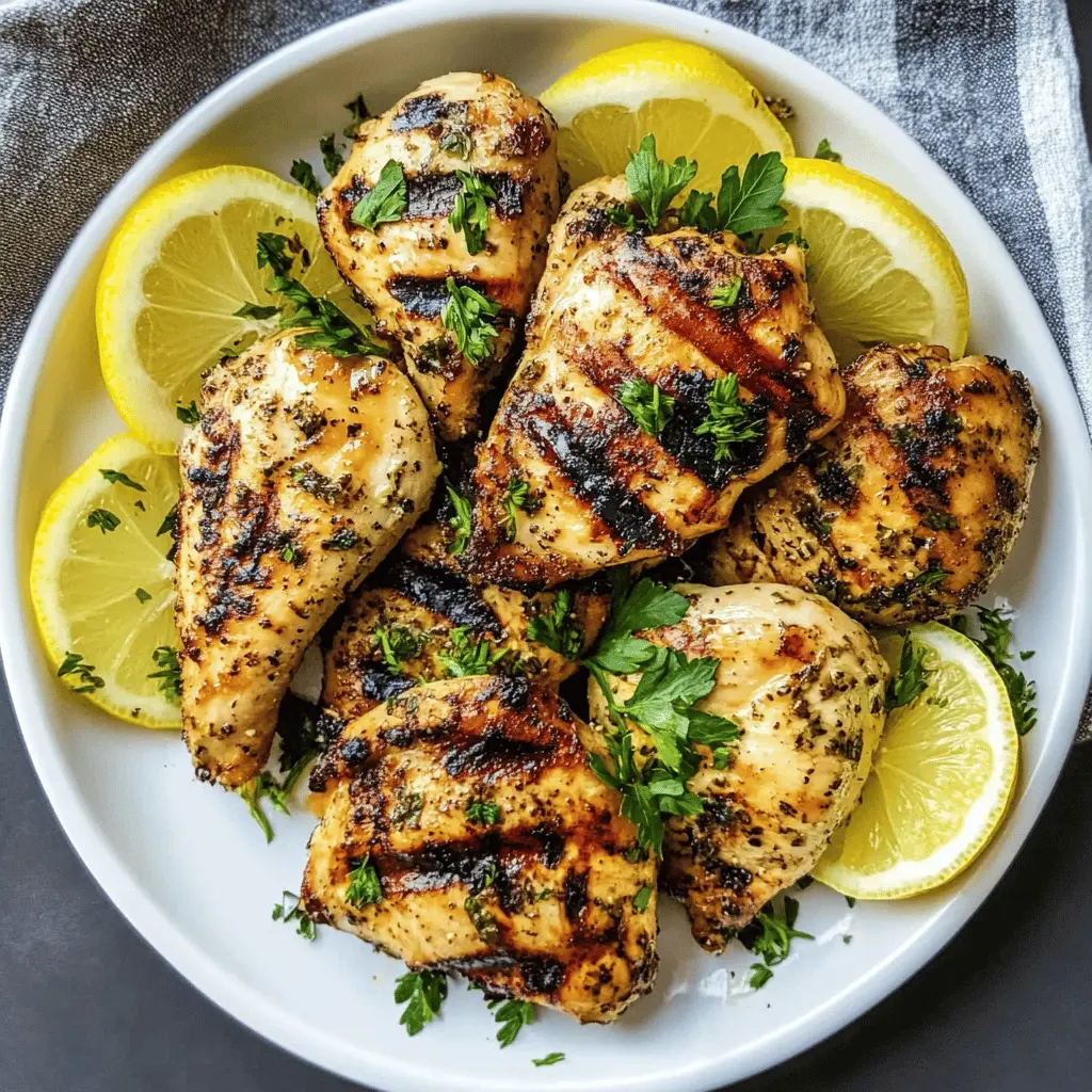 Looking for a simple and delicious weeknight dinner? This Grilled Lemon Chicken recipe is bursting with zesty flavors and is perfect for summer cookouts or family meals. Marinated in lemon juice, garlic, and herbs, it’s juicy, tender, and utterly satisfying. Save this pin to try out this tasty dish at your next gathering!