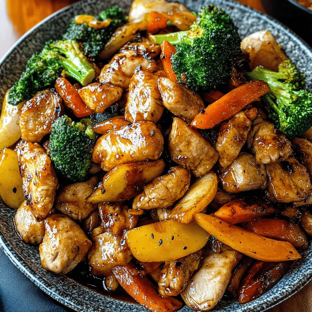 This Hibachi Chicken and Vegetables dish brings the vibrant flavors of Japanese cuisine right to your kitchen! Featuring tender chicken, fresh vegetables, and that signature savory sauce, it's perfect for a family dinner or a cozy weekend treat. Save this recipe and enjoy quick, delicious meals on busy nights!