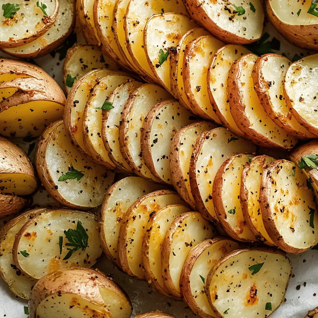 Get ready to impress your family with these crispy, sliced baked potatoes! Perfectly seasoned and beautifully golden, they make a fantastic side dish for any meal. With just a few simple ingredients, you can create a deliciously satisfying treat that everyone will love. Save this recipe for your next family dinner or barbecue!
