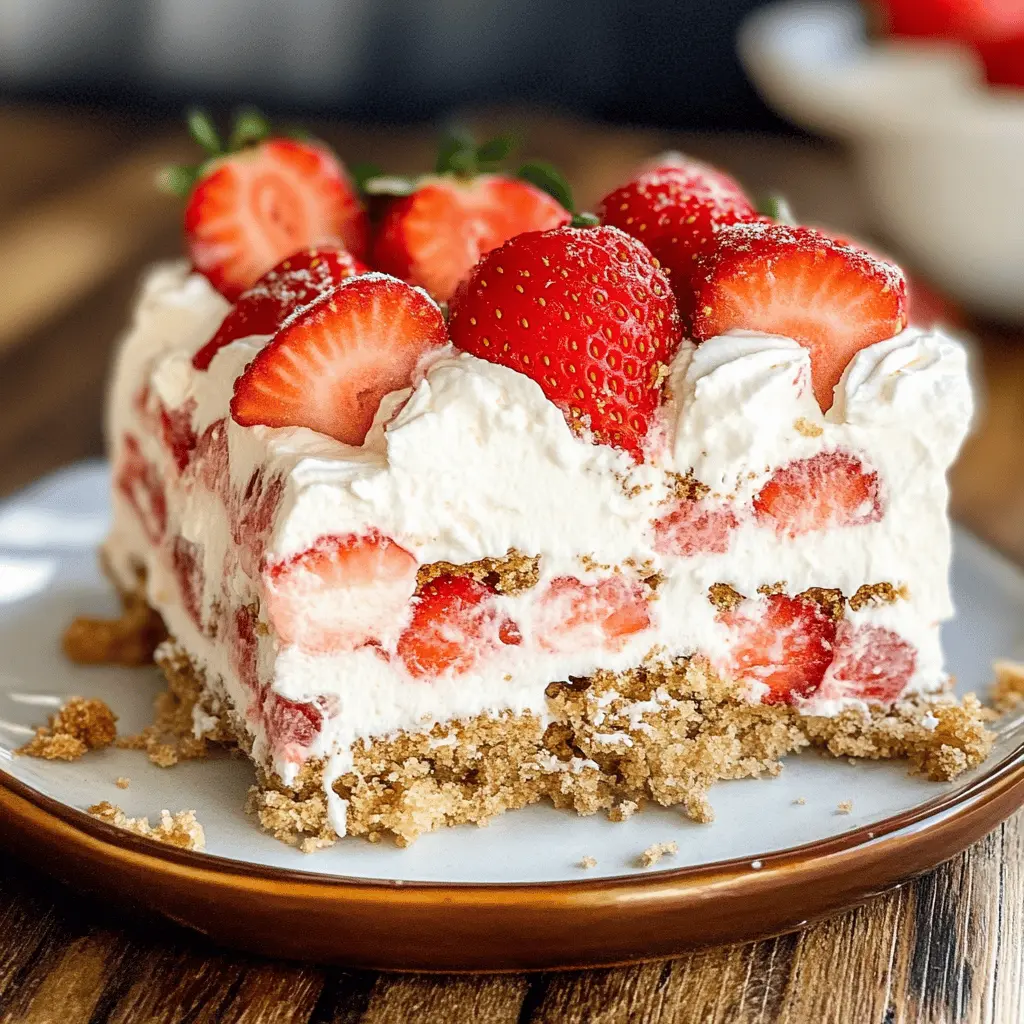 This no-bake Strawberry Icebox Cake is the perfect treat for warm days! With layers of fresh strawberries and creamy whipped topping, it’s sure to be a crowd-pleaser at any gathering. Easy to make ahead, this cake is a fantastic option for barbecues, picnics, or family dinners. Save this delicious recipe for a refreshing dessert that everyone will love!