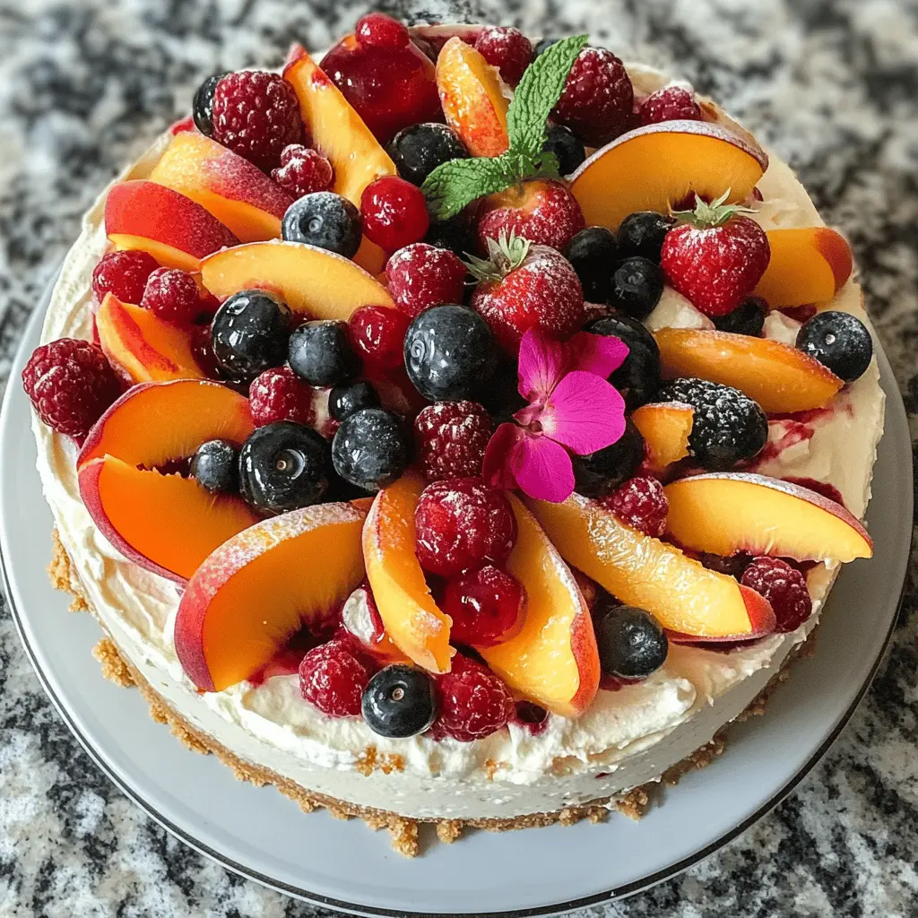 Looking for a delightful dessert to brighten up your summer? This Summer Berry and Peach Cheesecake is a must-try! Packed with fresh berries and juicy peaches, this creamy cheesecake offers refreshing flavors with every bite. Perfect for picnics, BBQs, or family gatherings, save this recipe for a sweet treat that everyone will love!