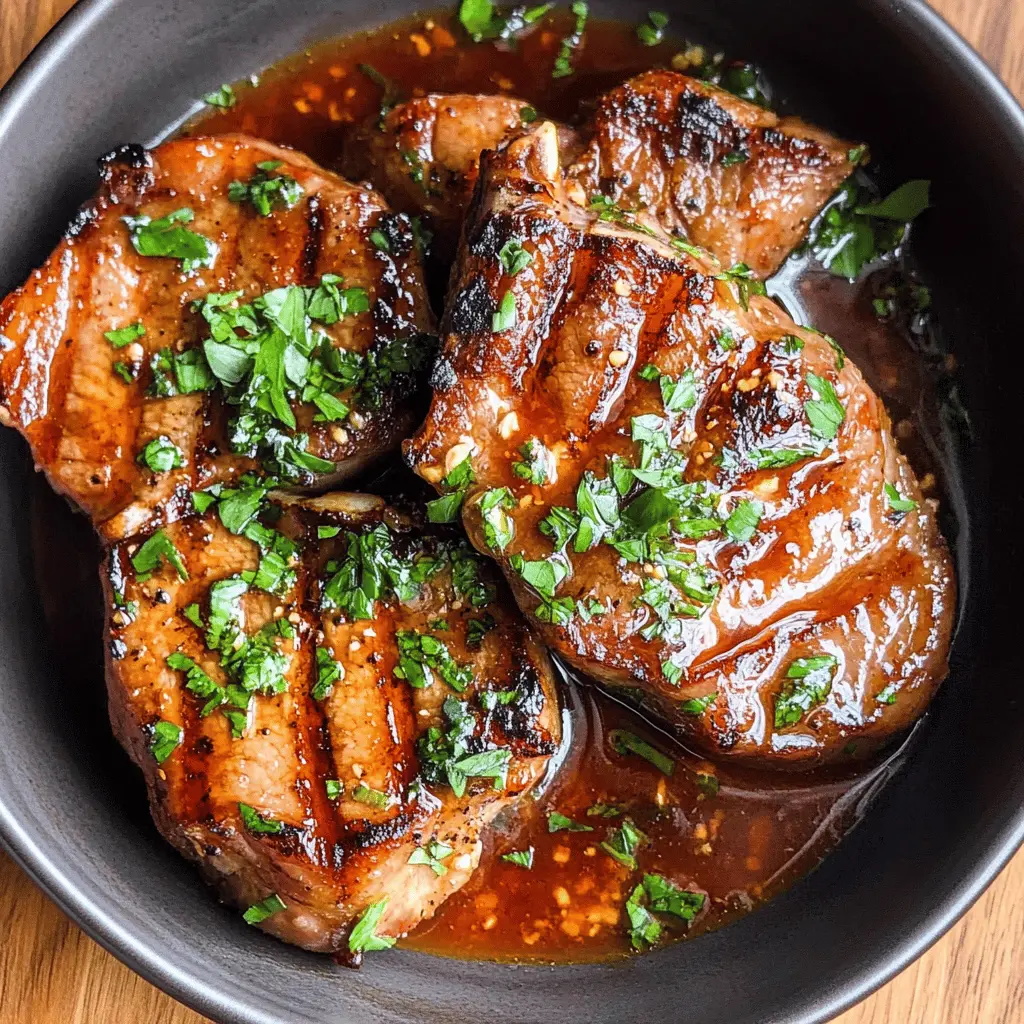 Transform your pork chops into a flavorful feast with this easy and delicious marinade! It features simple ingredients like soy sauce, garlic, and honey that bring out the natural juiciness of the meat. Perfect for grilling or baking, this recipe is a must-try for your next family dinner or barbecue. Save this pin now to enjoy tender and tasty pork chops any night of the week!
