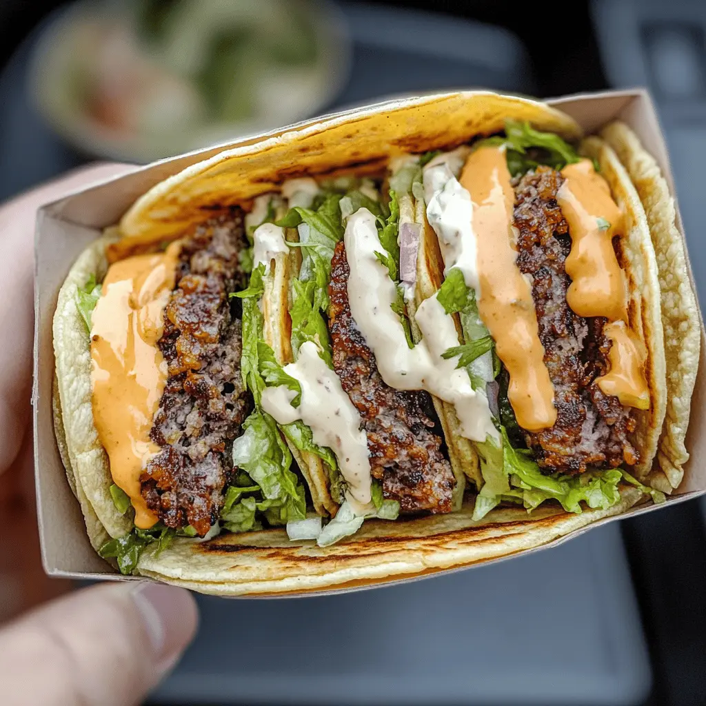 Get ready to enjoy The Original Smash Burger Tacos! These flavor-packed tacos combine the juiciness of a classic smash burger with all your favorite toppings. Perfect for a quick weeknight dinner or a fun taco night with friends. Save this recipe now to treat your taste buds to an unforgettable meal! 🍔🌮