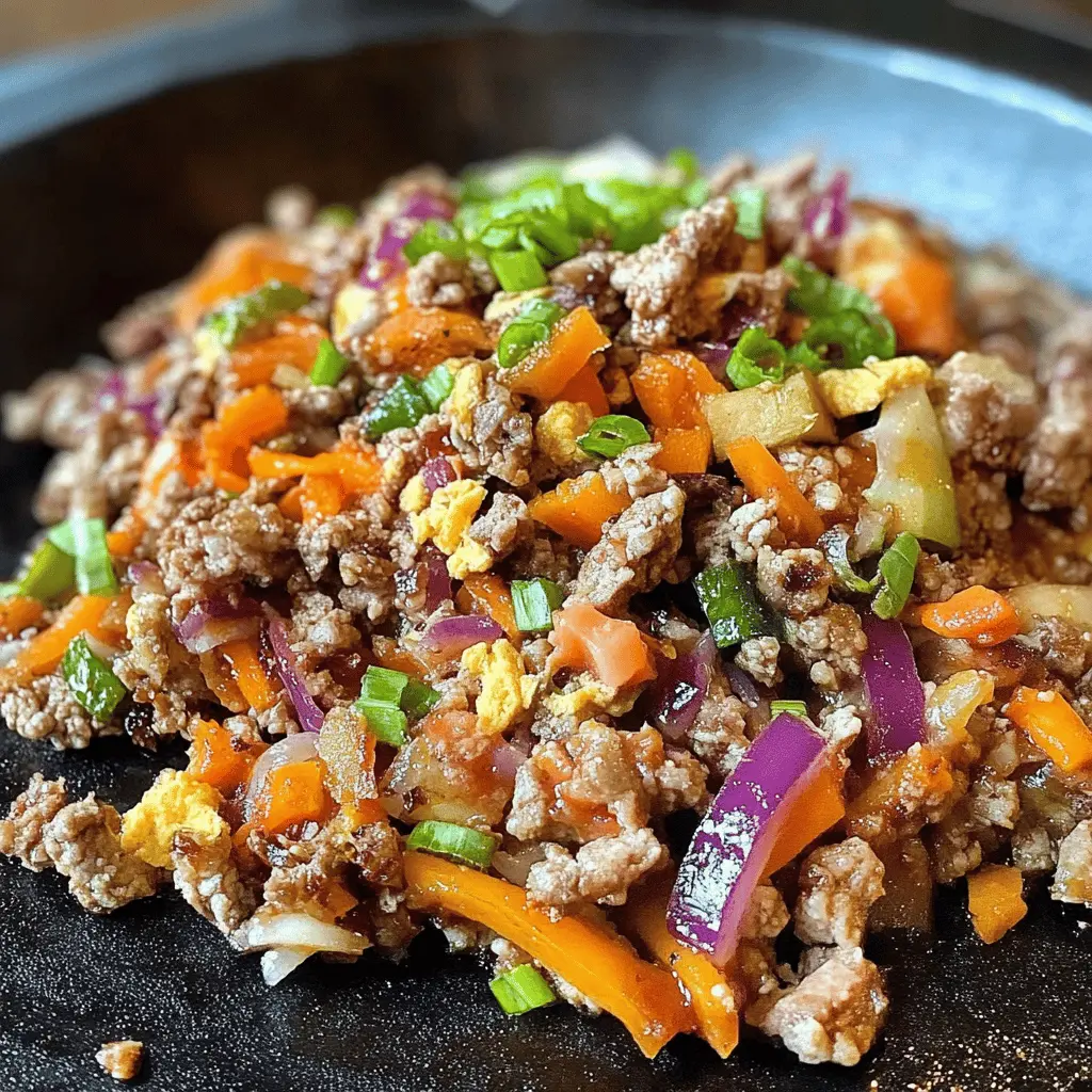 Easy Eggroll In A Bowl Recipe On The Blackstone