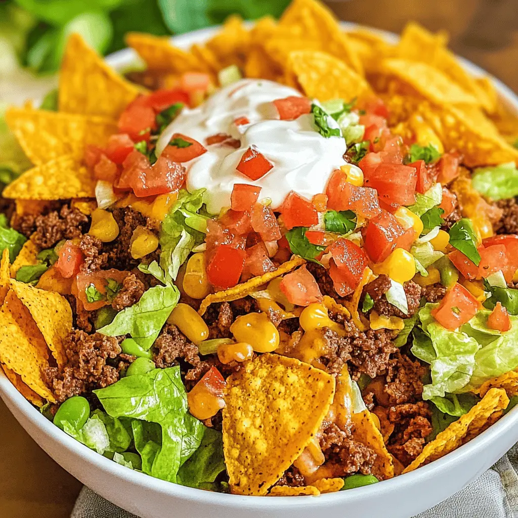 Easy Doritos Taco Salad Recipe for Quick Meals