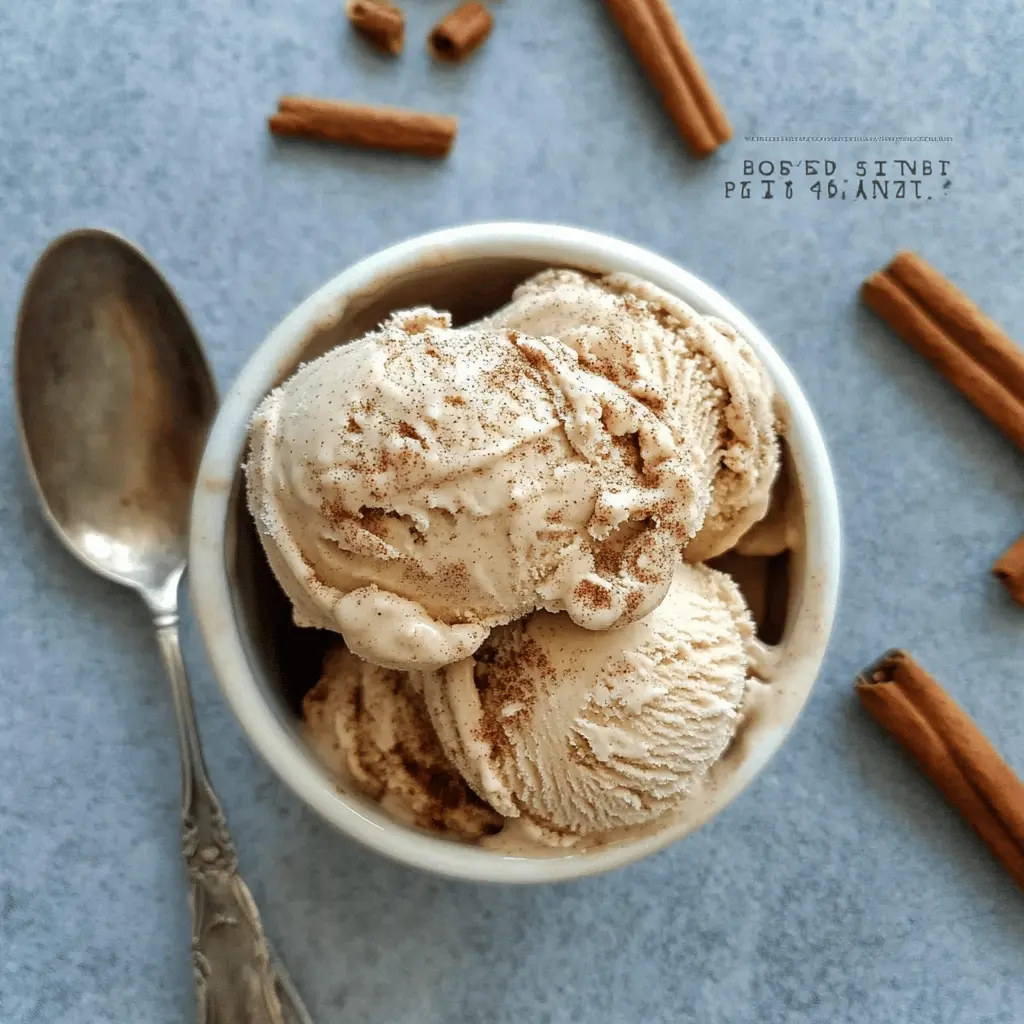 Easy Brown Sugar Cinnamon Ice Cream Recipe