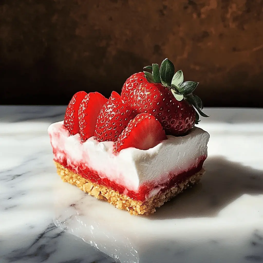 Easy Fresh Strawberry Yum Yum Dessert Recipe