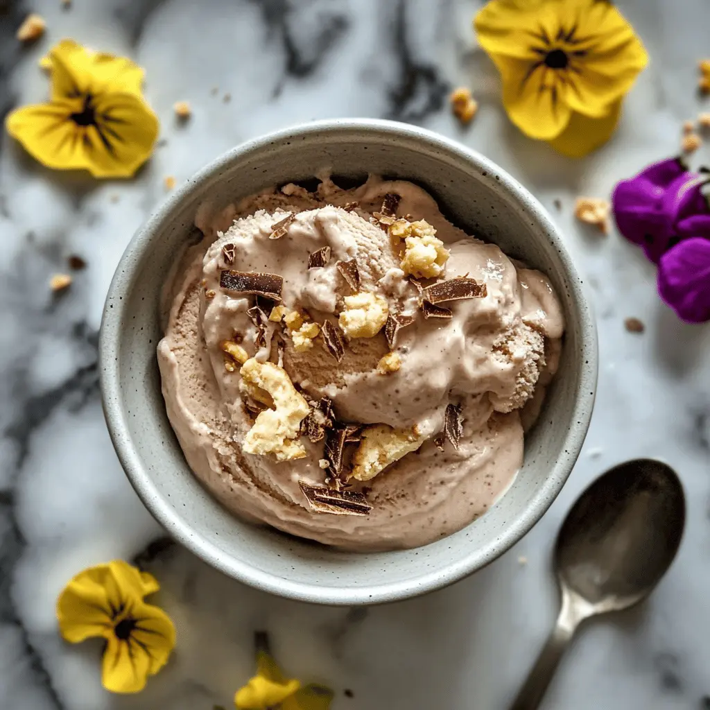 Easy Homemade Cottage Cheese Peanut Butter Ice Cream