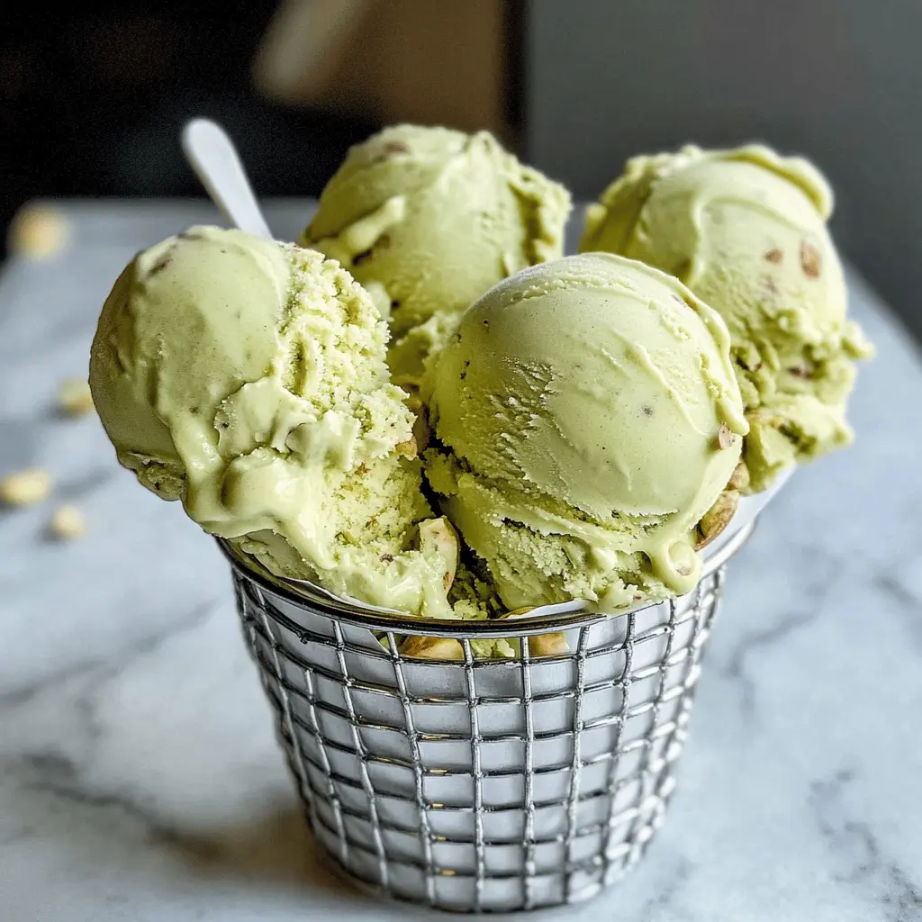 Easy Homemade Pistachio Ice Cream Recipe
