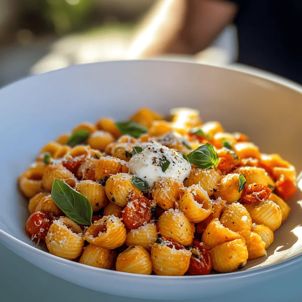 Easy Cherry Tomato Basil Pasta Recipe