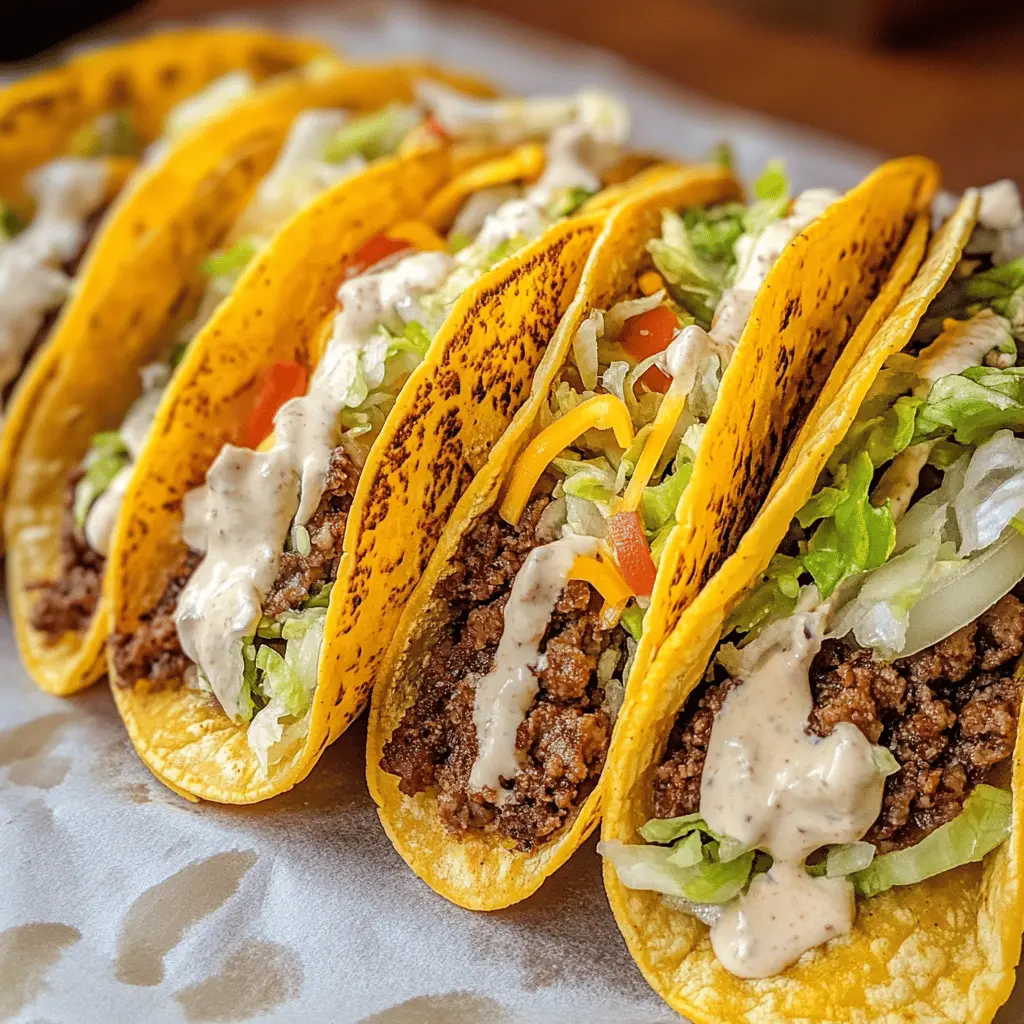 Easy Smash Burger Tacos Recipe