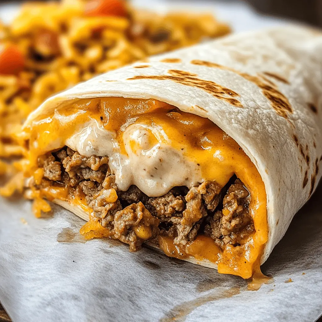 Easy Beefy Melt Burrito Recipe from Taco Bell