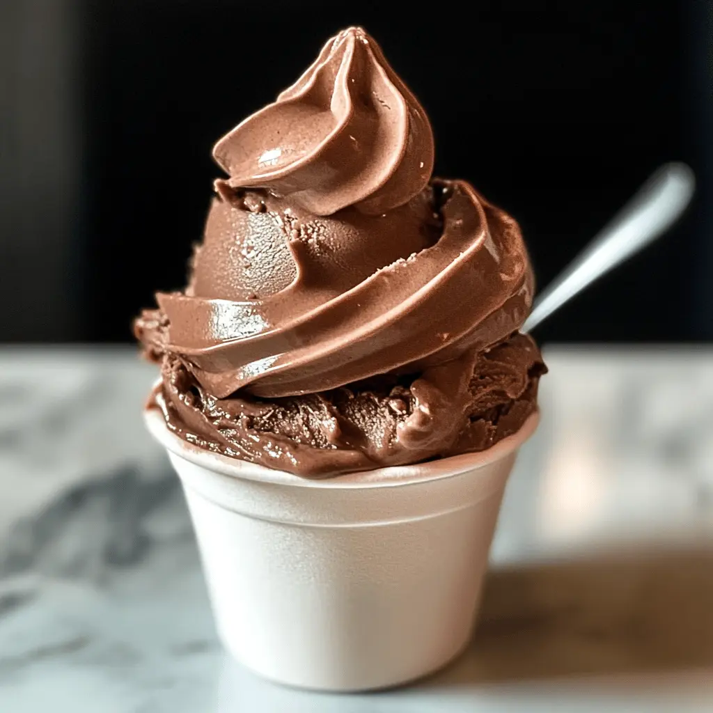 Easy Homemade Chocolate Frozen Yogurt Recipe