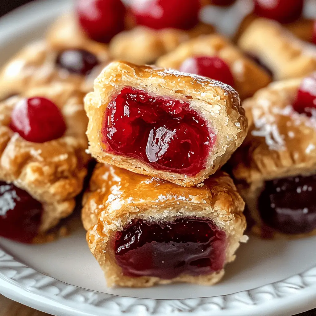 Easy Cherry Pie Bites Recipe