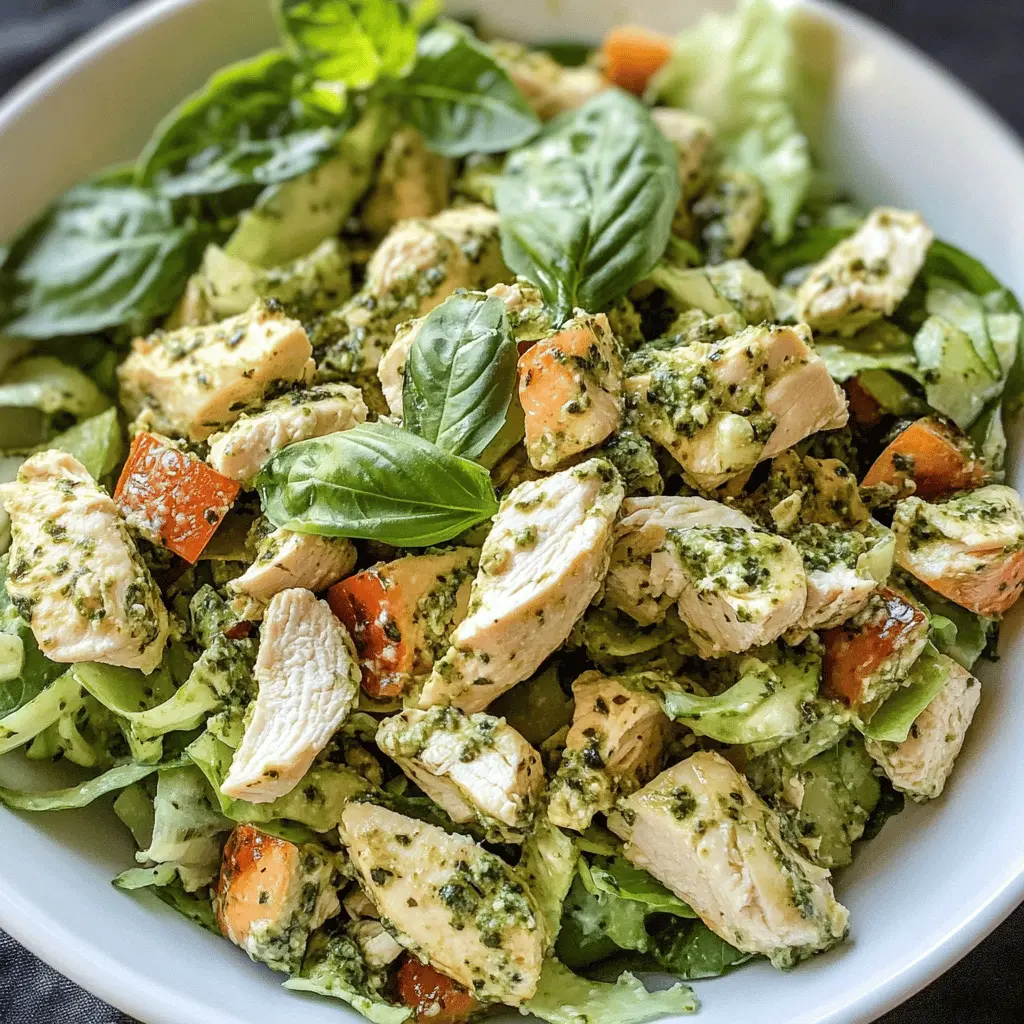 Easy Pesto Chicken Salad Recipe