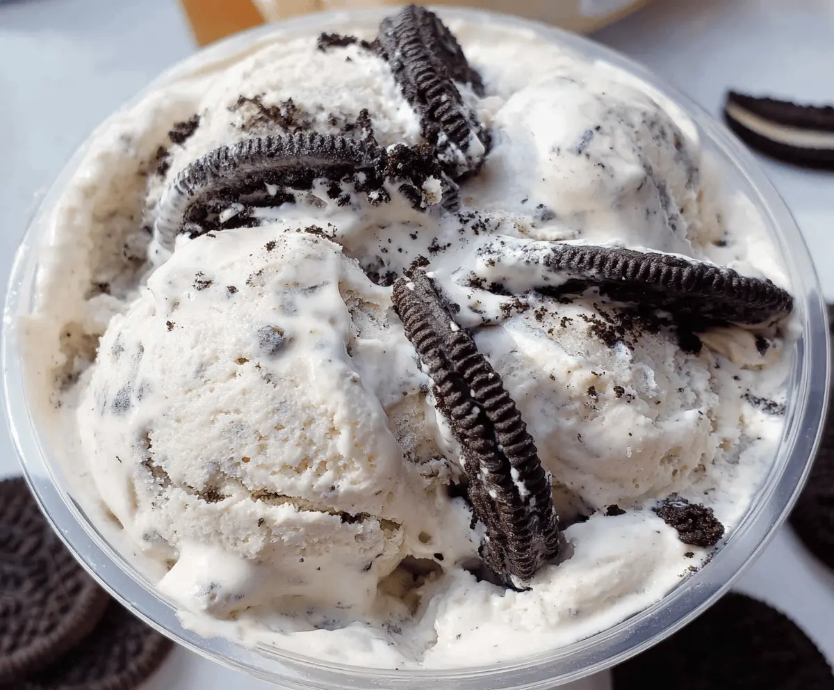 Easy Ninja Creami Cookies and Cream Recipe
