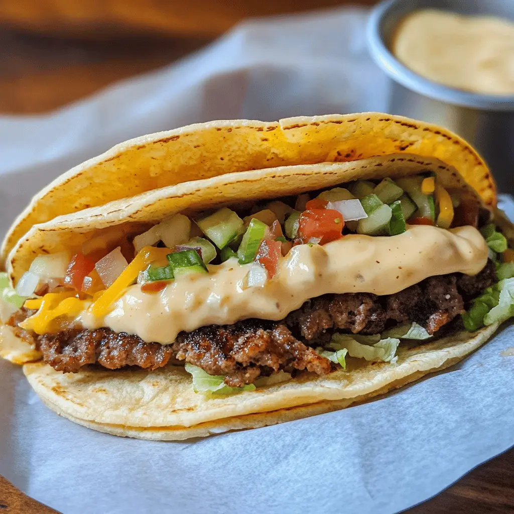 Easy Smash Burger Tacos Recipe for a Quick Dinner