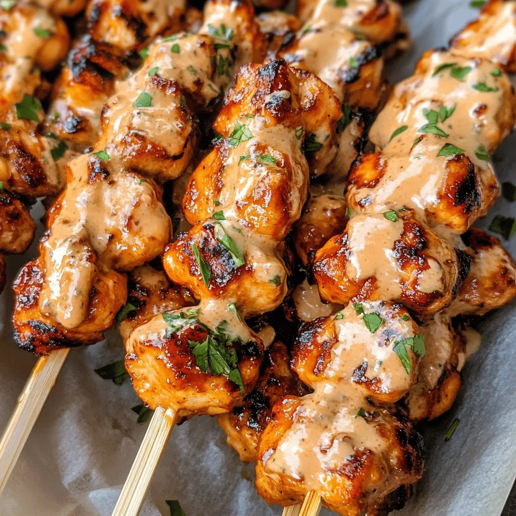 Easy Bang Bang Chicken Skewers Recipe
