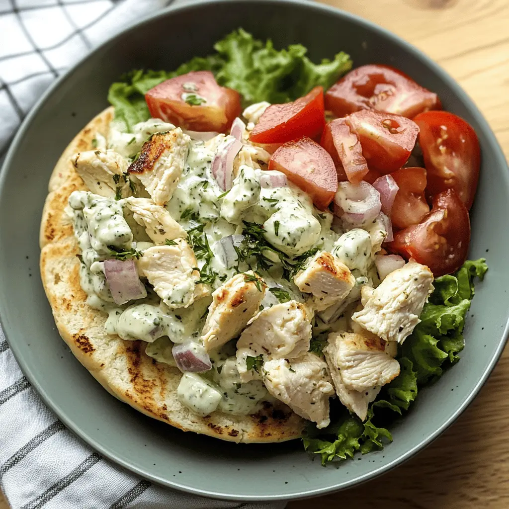Easy Tzatziki Chicken Salad Recipe