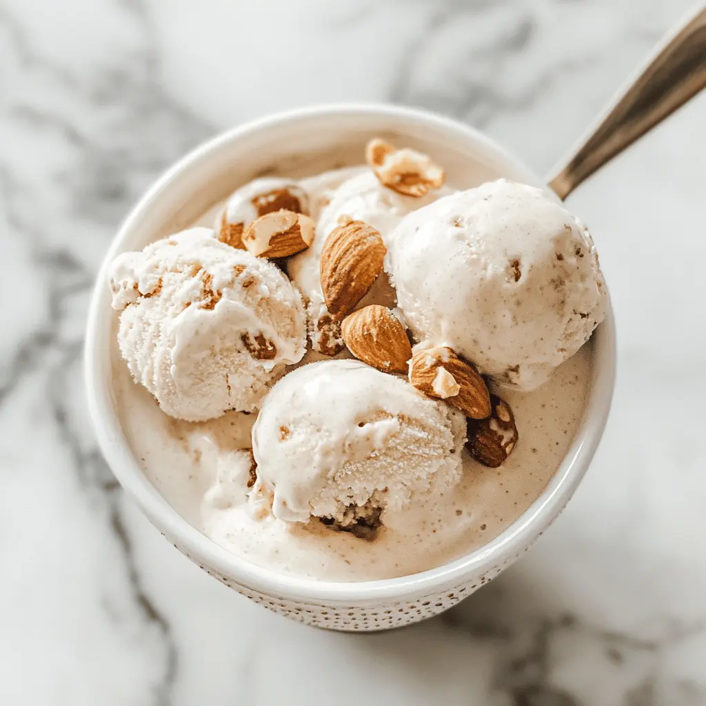 Easy Creamy Almond Milk Ice Cream Recipe