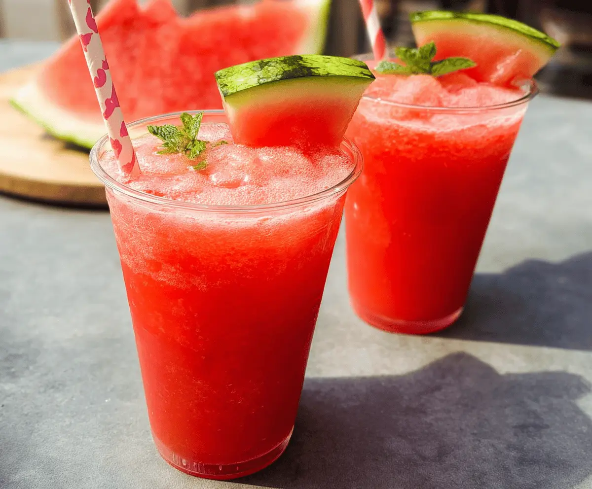Refreshing Watermelon Slush Recipe