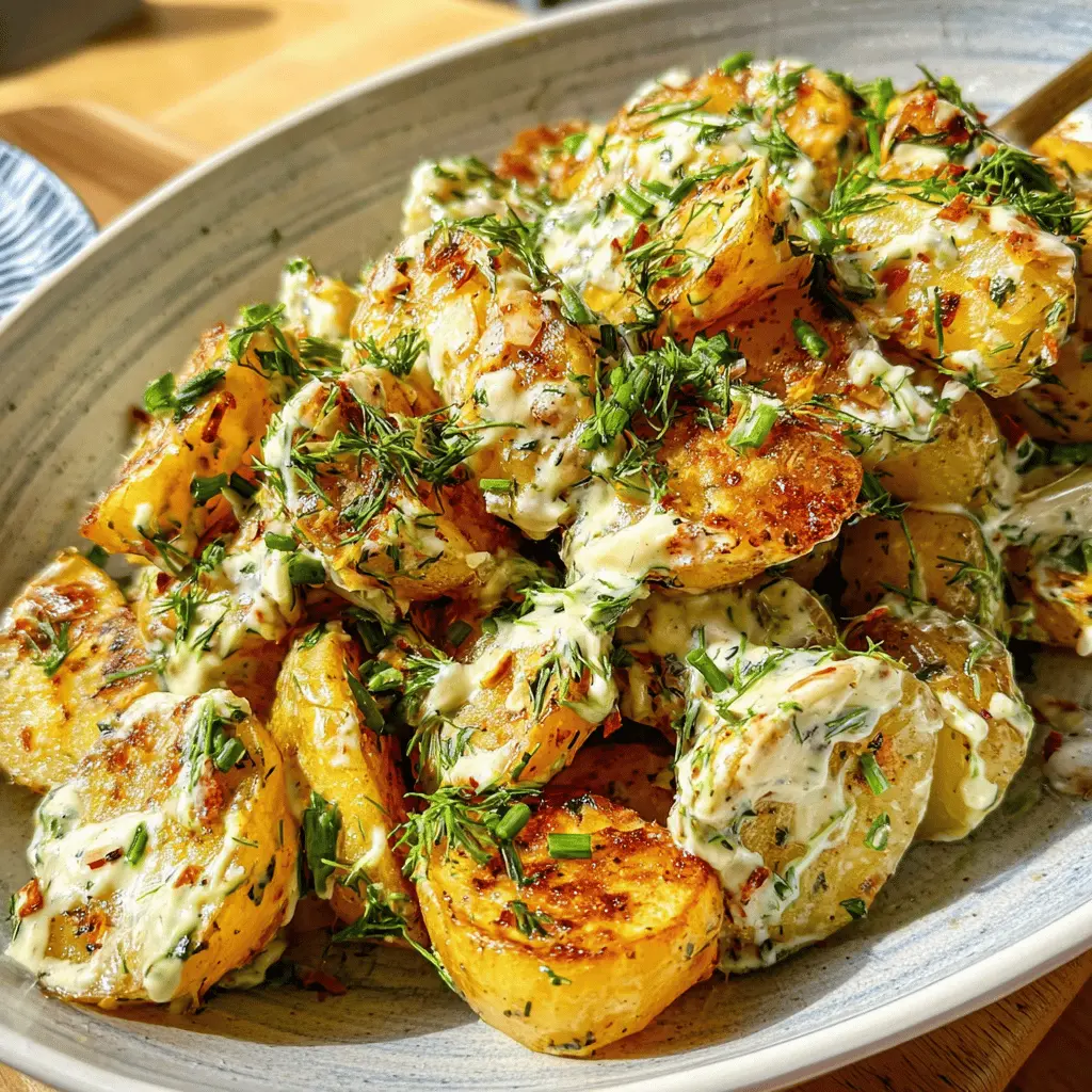 Easy Crispy Potato Salad Recipe