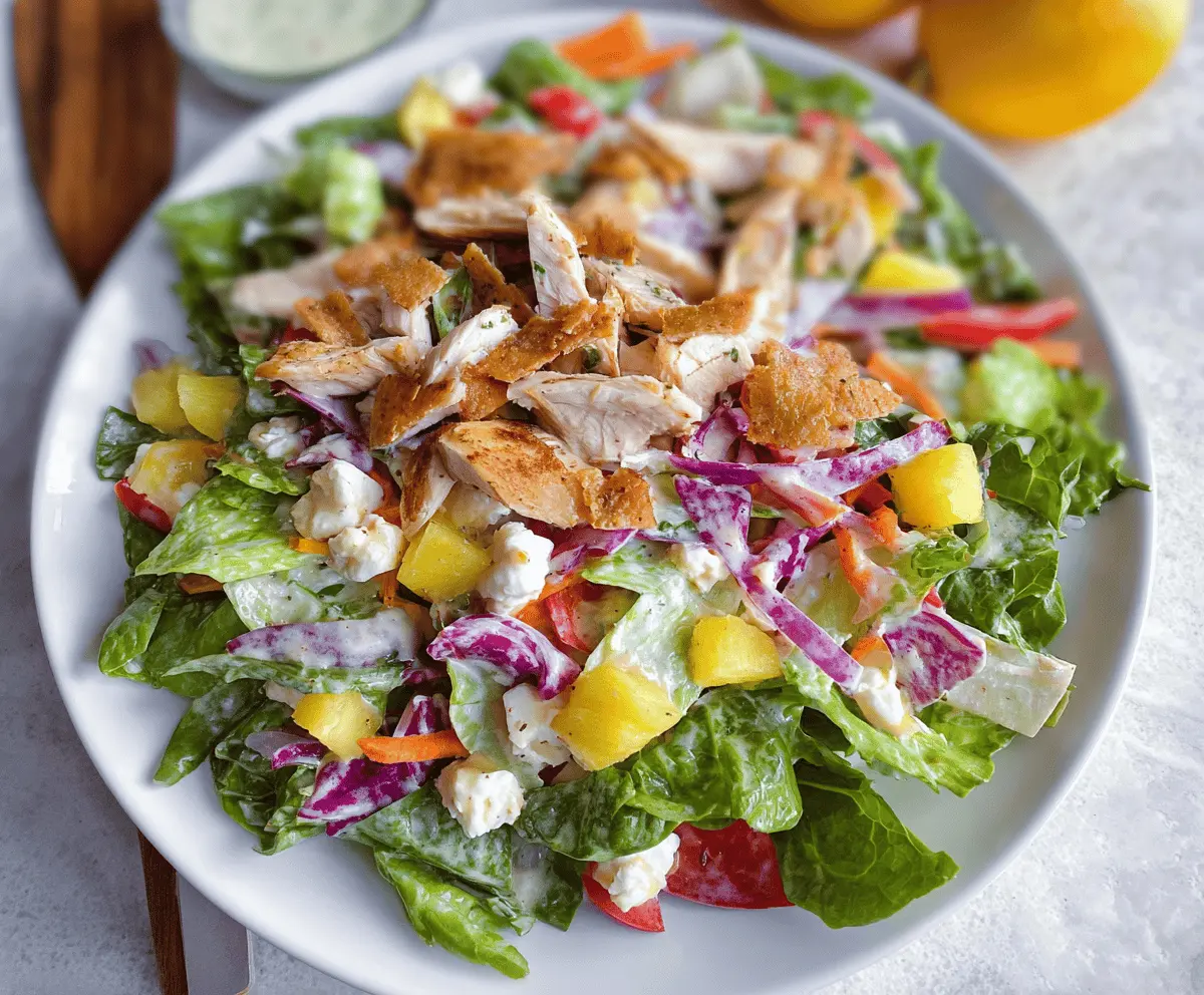Easy Hawaiian Chicken Salad Recipe