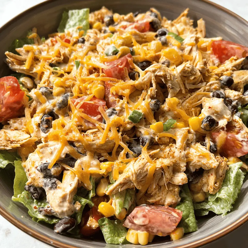 Easy Southwest Chicken Salad Recipe