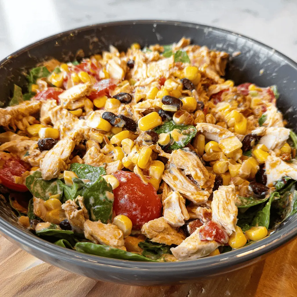 Easy Southwest Chicken Salad Recipe