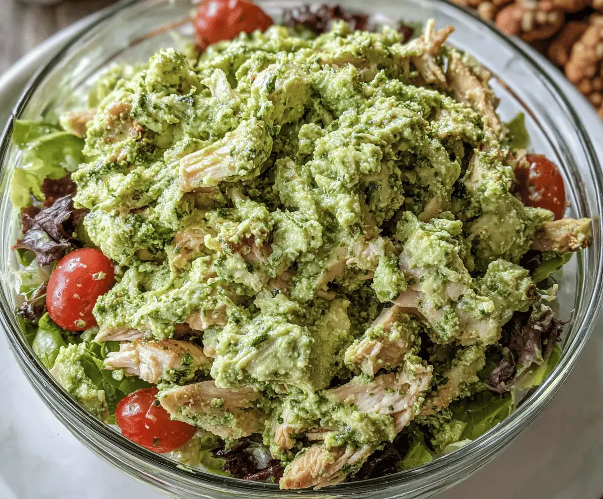 Easy Green Goddess Chicken Salad Recipe