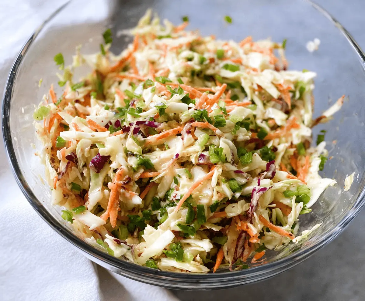 Easy Creamy Coleslaw for Pulled Pork
