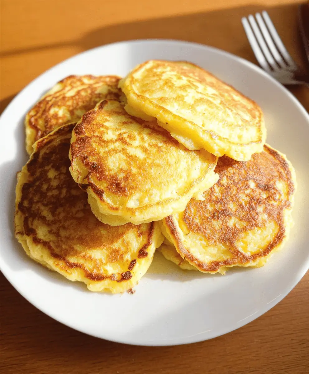 Cheesy Yellow Squash Pancakes Recipe