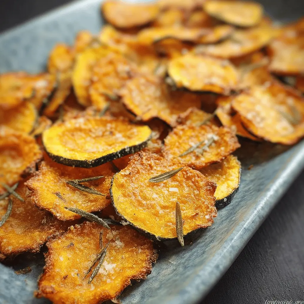 Crispy Baked Zucchini Chips with Simple Seasoning