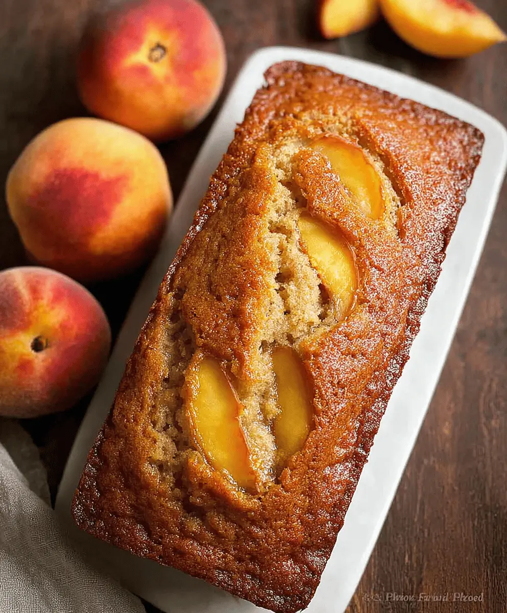 Easy Southern Peach Bread Recipe