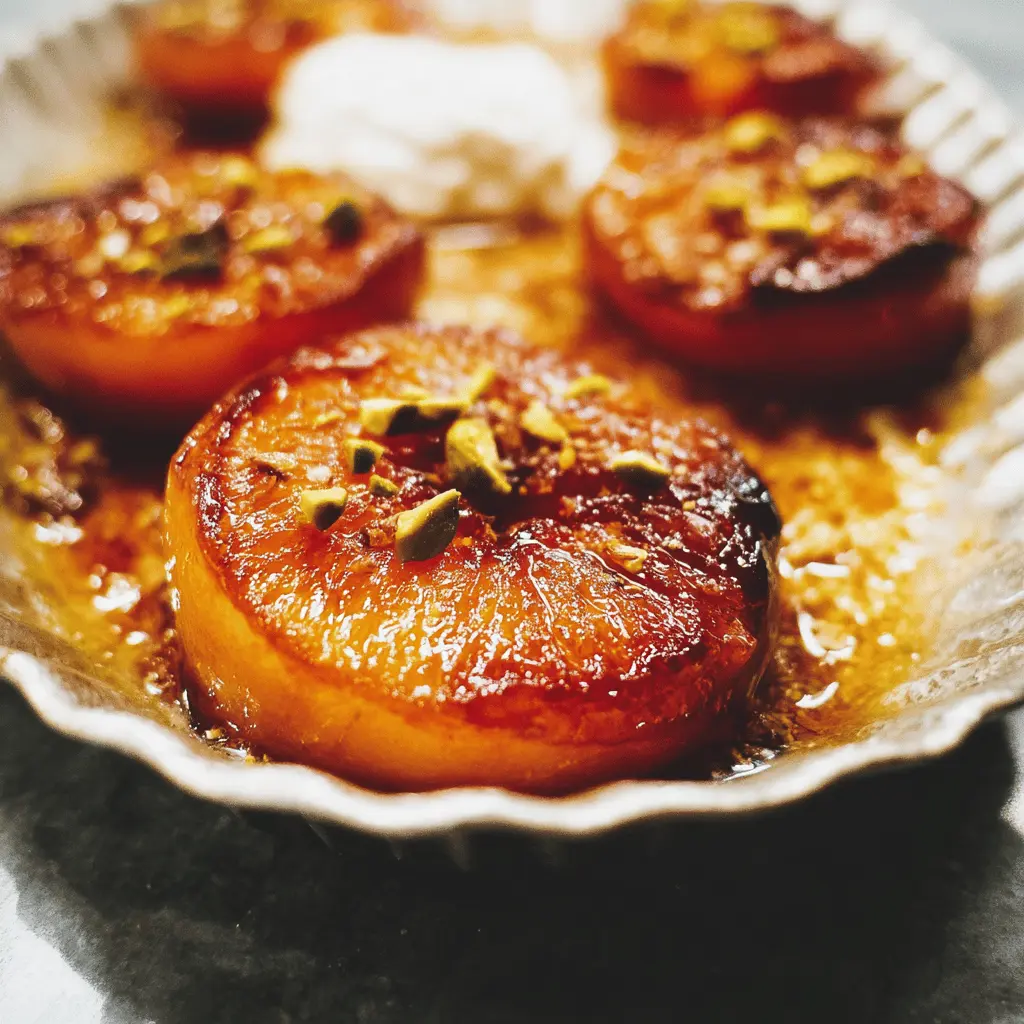 Easy Baked Peaches with Honey and Cinnamon