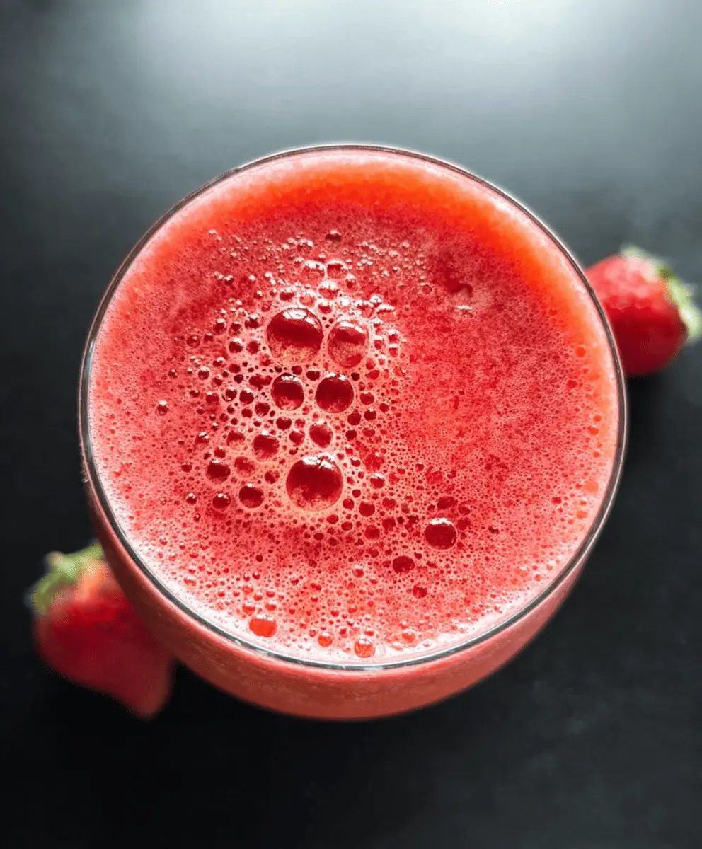 Refreshing Strawberry Watermelon Smoothie Recipe