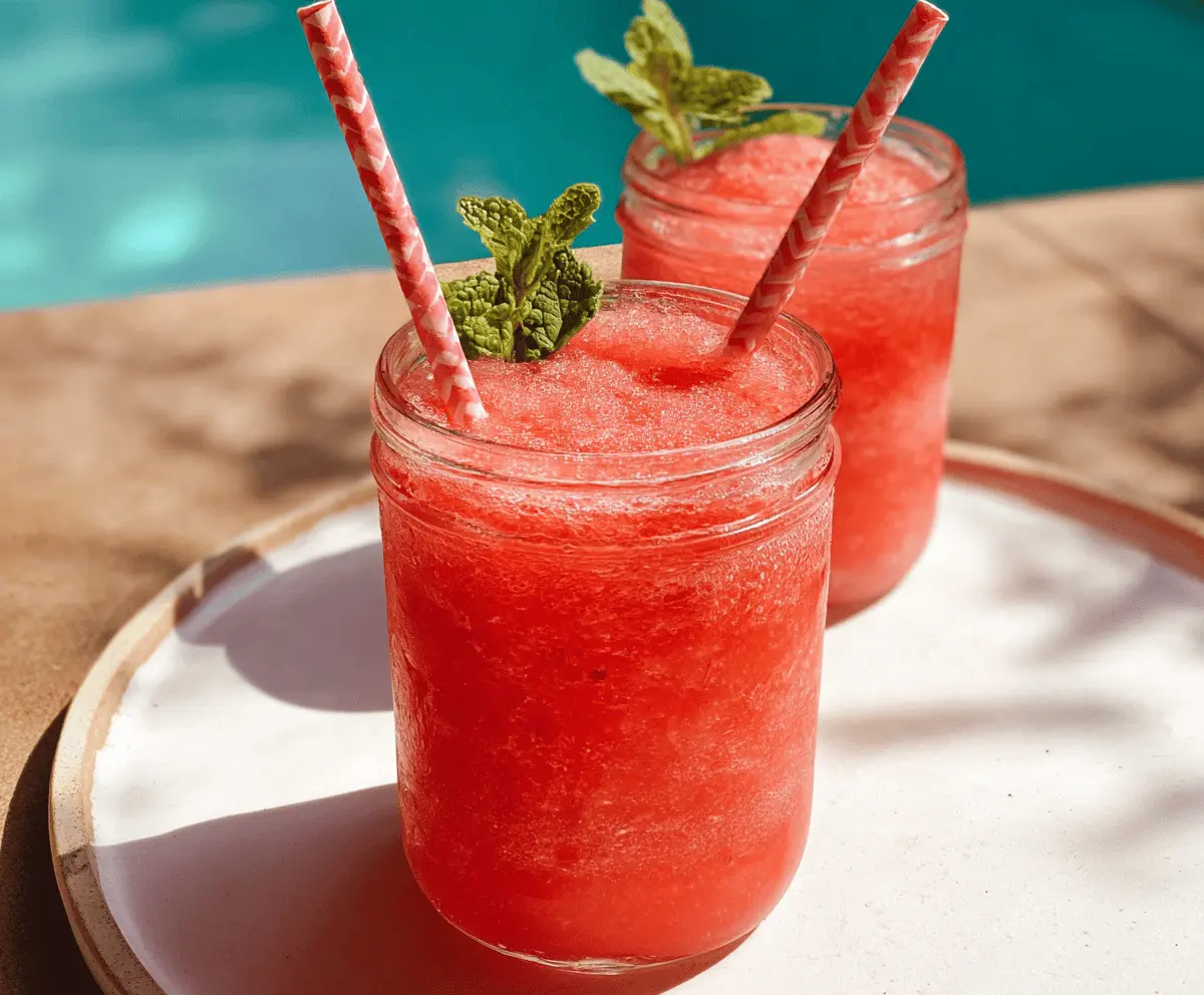 Refreshing Watermelon Vodka Slush Recipe