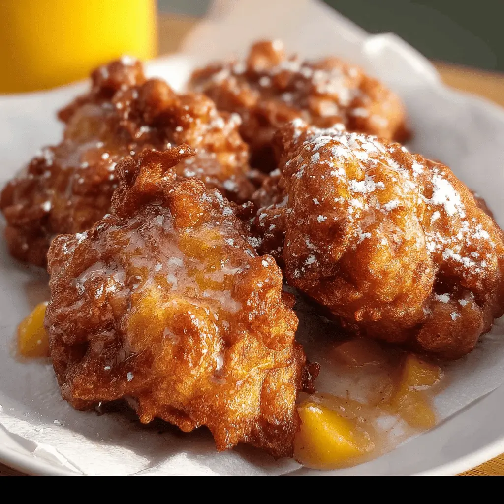 Easy Homemade Peach Fritters Recipe