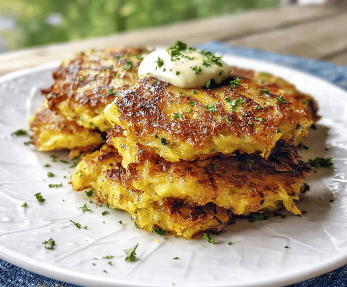 Crispy Parmesan Yellow Squash Fritters Recipe
