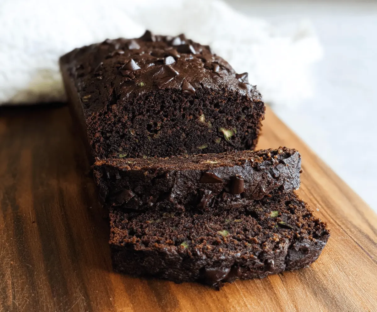 Easy Gluten-Free Chocolate Zucchini Bread Recipe