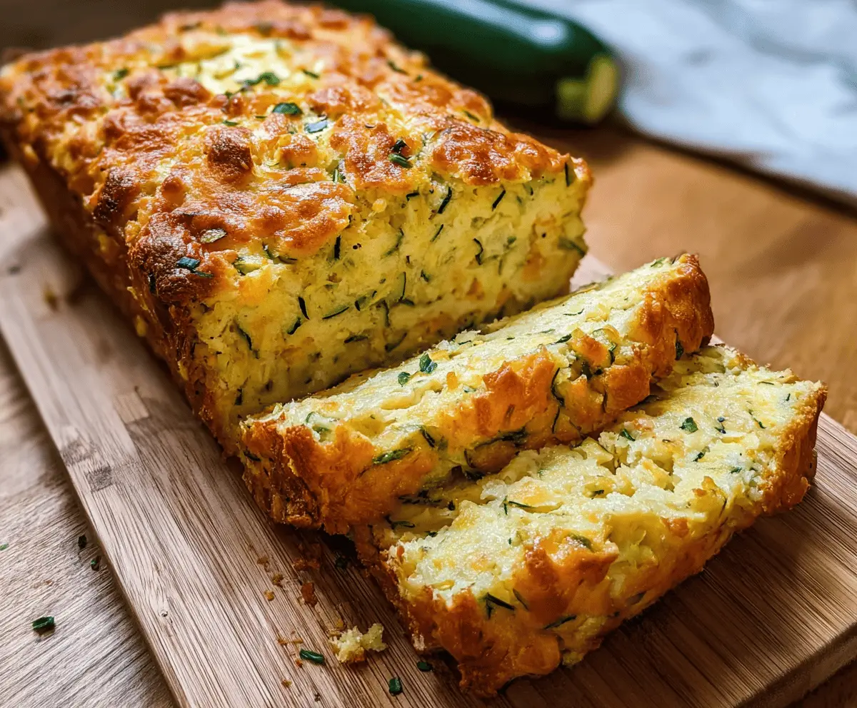 Easy Zucchini Cheese Bread Recipe