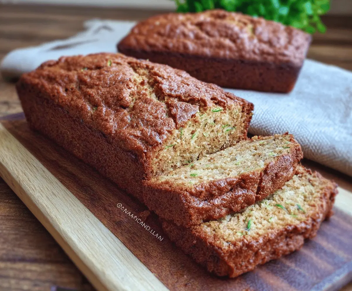 Moist Almond Flour Zucchini Bread Recipe