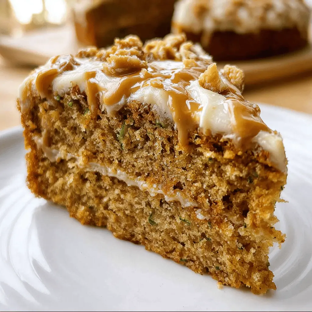 Easy Peanut Butter Zucchini Cake Recipe