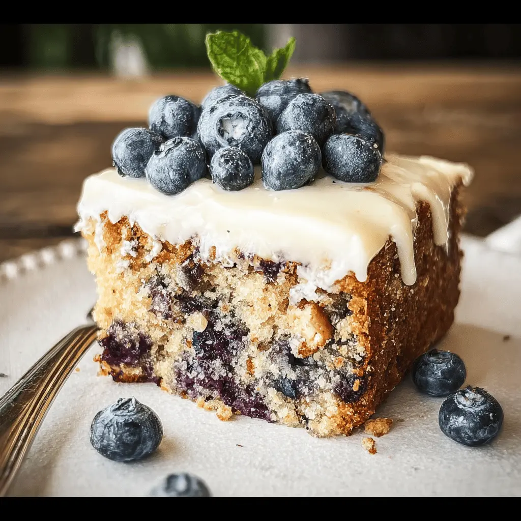 Moist Blueberry Zucchini Cake Recipe