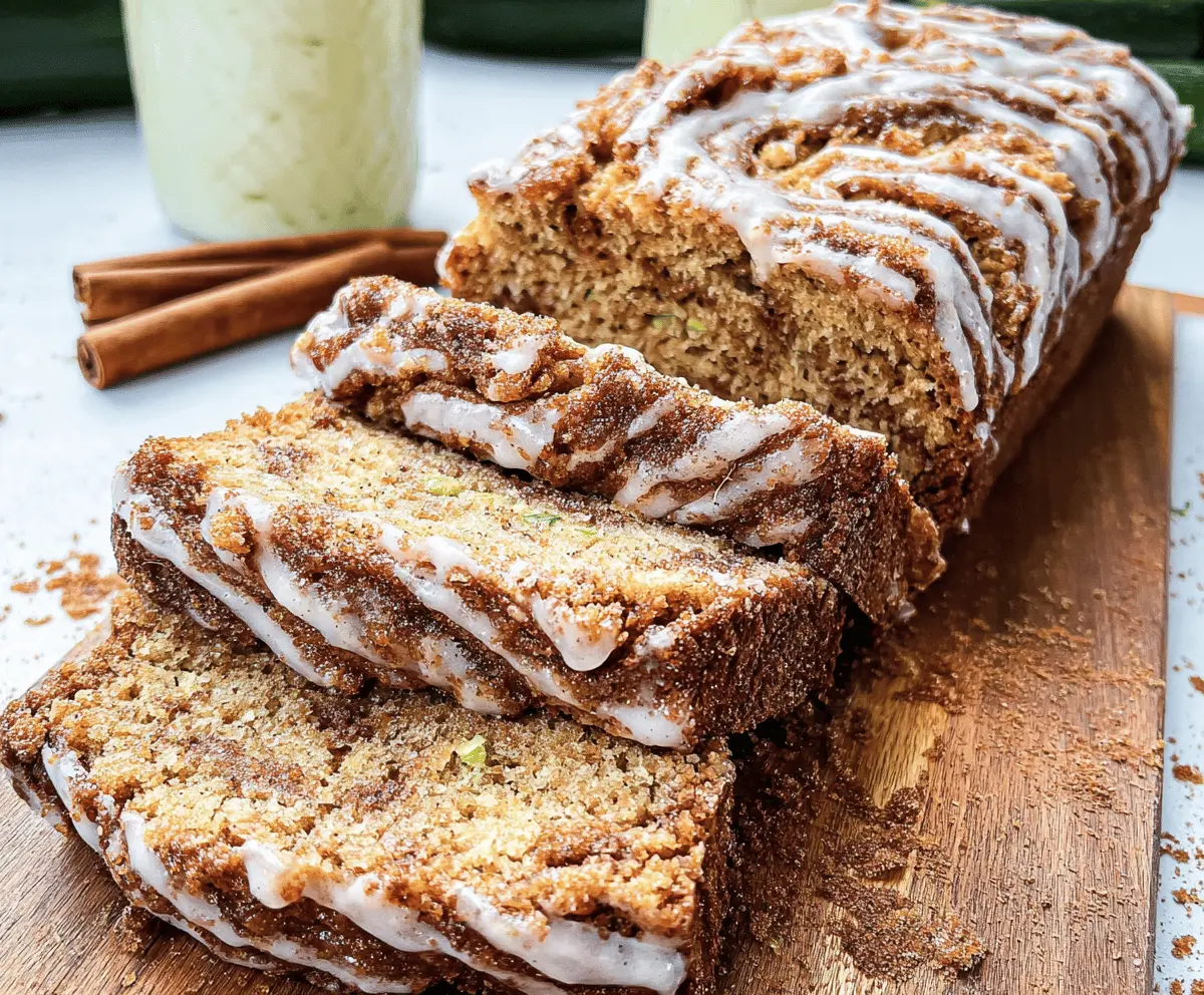 Easy Cinnamon Swirl Zucchini Bread Recipe