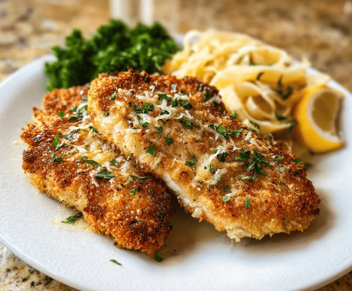Crispy Parmesan Crusted Chicken Recipe