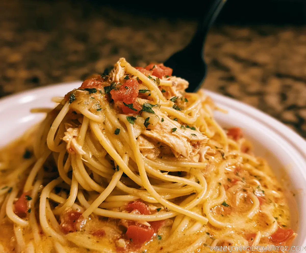 Easy Crockpot Chicken Spaghetti Recipe for Busy Nights